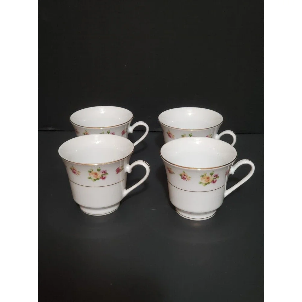 DaySpring Teacup Saucer Psalm KJV 90:17 Bible Verse Christian Scripture Vtg 2 Pc